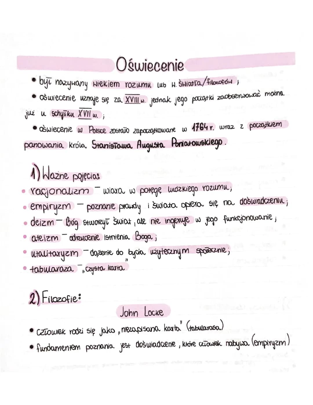 Oświecenie- wstęp do epoki 