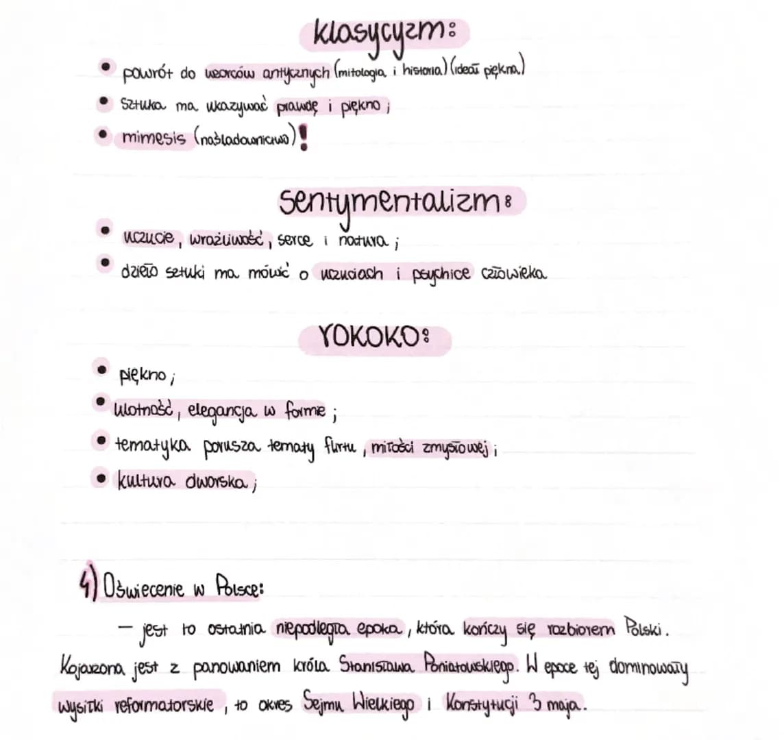Oświecenie
• był nazywany wiekiem rozumu lub W. Światła / filozofon
j
• aświecenie uznaje się za XVIII w. jednak jego pazątki zaobserwować m