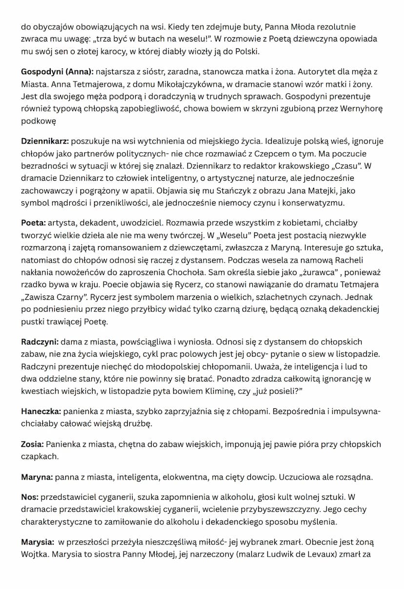 Wesele"
Stanisław Wyspiański
Epoka: Młoda Polska Czas powstania: 1900-1901 Rodzaj: dramat symboliczny
Czas akcji: noc z 20 na 21 listopada 1
