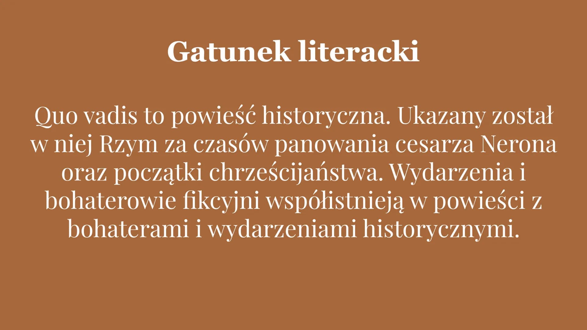 Quo vadis
Henryk Sienkiewicz
SHAF
00000
MAGRIPPALFCOSTE
YL Geneza
Przed napisaniem Quo vadis Henryk Sienkiewicz
dokładnie zwiedził Rzym w to