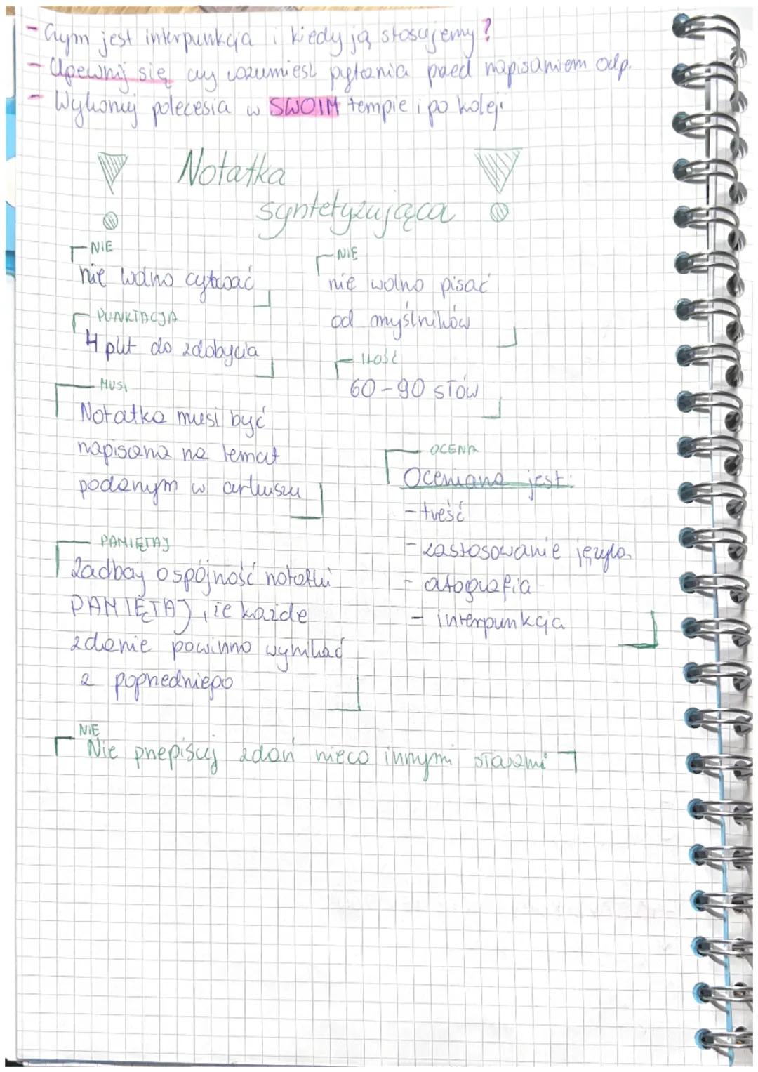 # Język polski w użyciu

• Zawsze dwa telisty do precytania.
• Precaytaj whilelivie dba teksty
• PODCZAS CZUTANIA zaznar lub wypisz stanowis