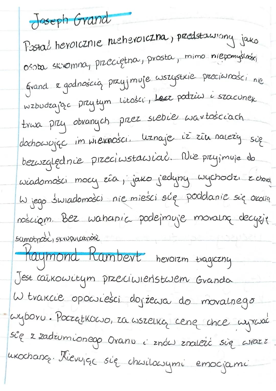 Joseph Grand
Pastać heroicznie mieheroiczna, przedstawiony jako
јако
mimo niepomyślność;
osoba skromna, przeciętna, prosta,
见
Grand & godnoś