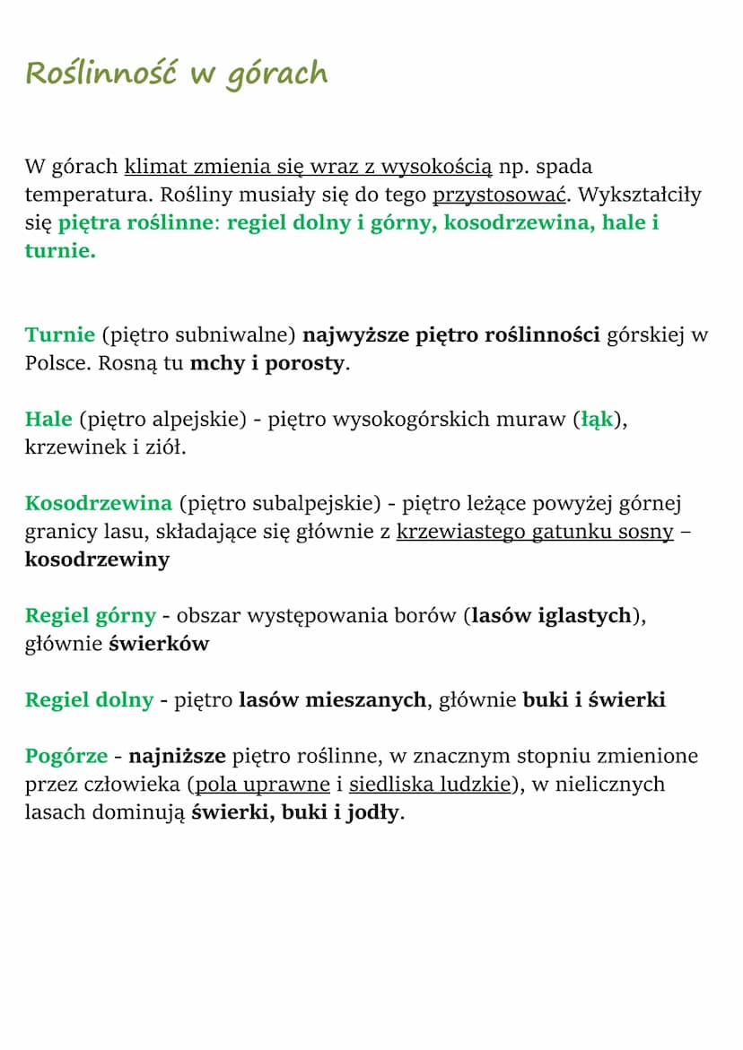 Tatry
Środowisko przyrodnicze Tatr
Tatry - najwyższe pasmo górskie Polski - są częścią Karpat.
Grzbiety górskie - wysokie, mocno wydłużone w