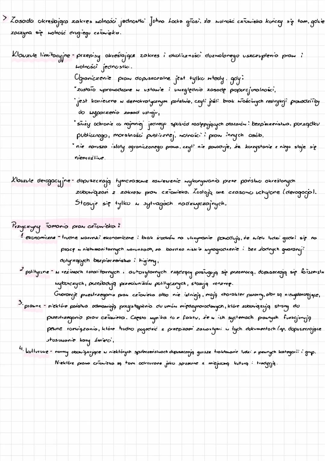
<p>Prawa człowieka to zbiór uprawnień, które przysługują każdej osobie od chwili urodzenia aż do śmierci. Są to prawa przyrodzone, powszech