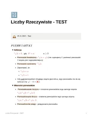 Know liczby rzeczywiste  thumbnail