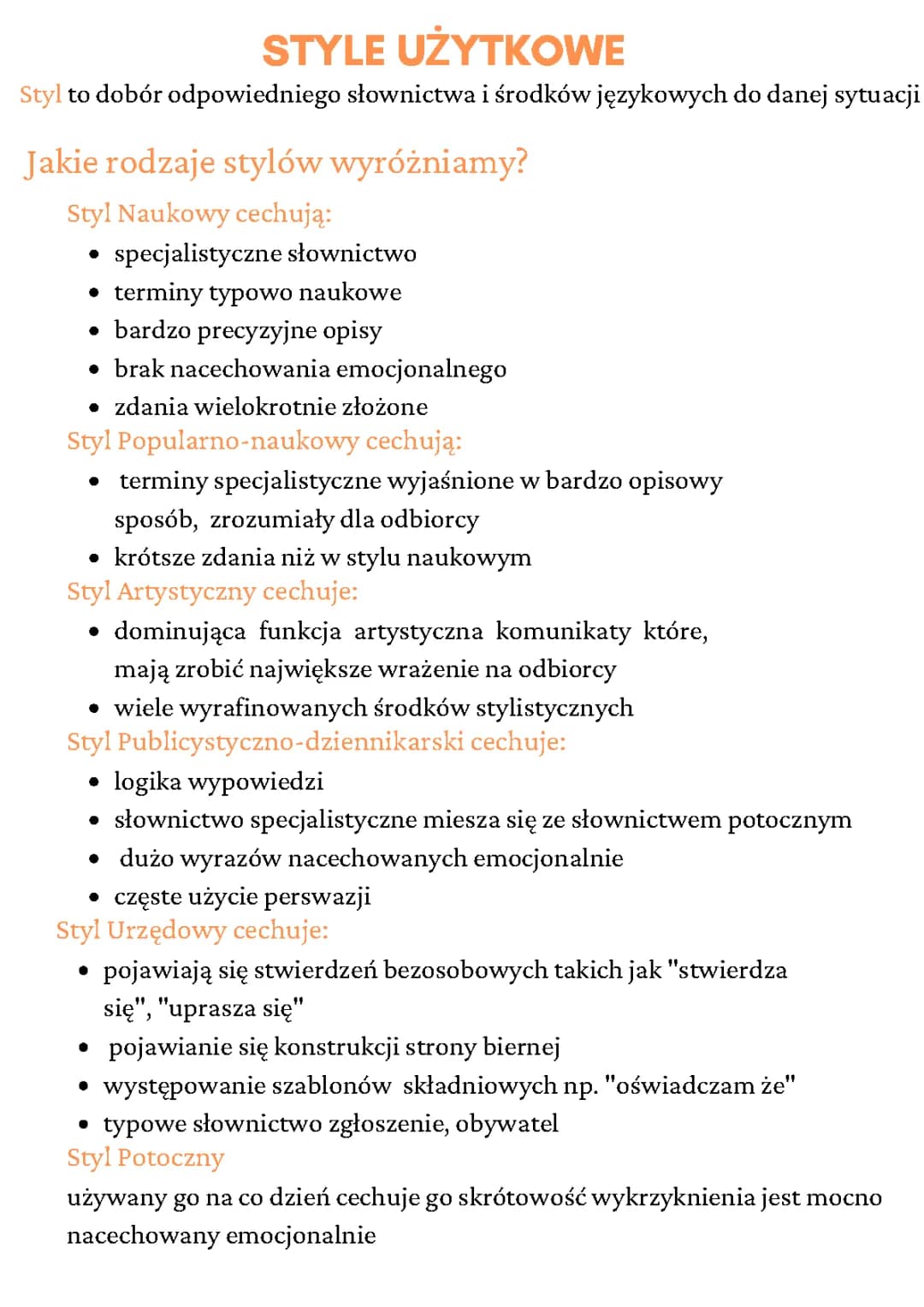 Jakie są style językowe - przykłady, cechy i ćwiczenia
