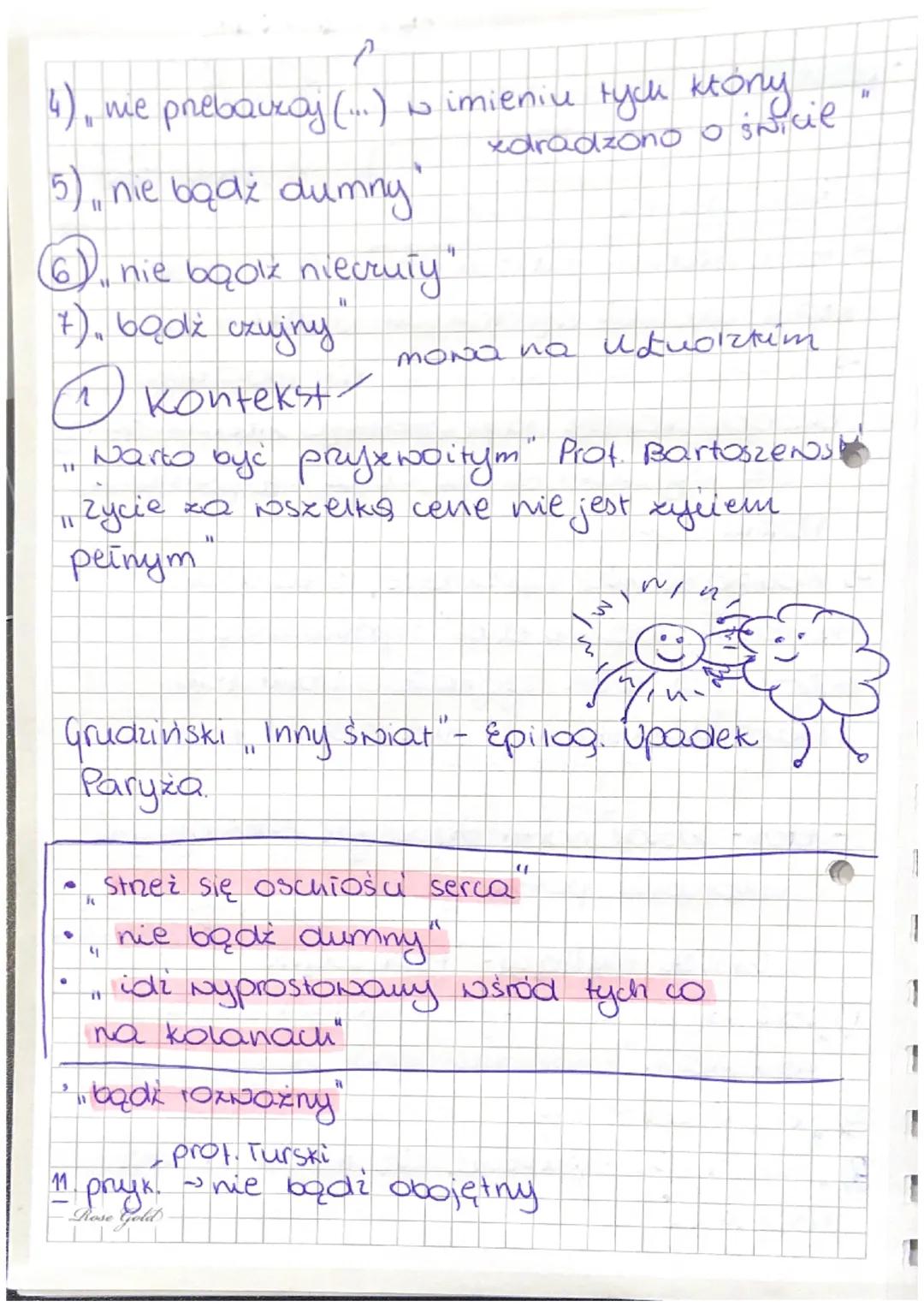 роланк lot на кул
przessanie pana cogico p
koorimu
• dekalog moralny człowieka,
авколод
przyszło żyć w crasącu komunizmu
zasadami, jakimi ki