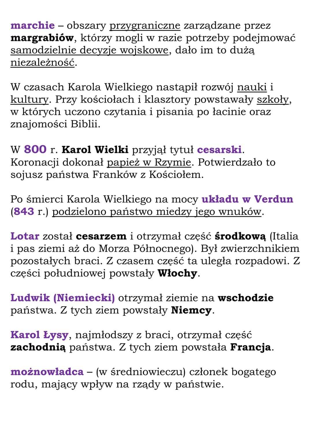 Nowe państwa w Europie
Frankowie - germański lud barbarzyński, który zasiedlił
Galię na przełomie starożytności i średniowiecza.
Po upadku c