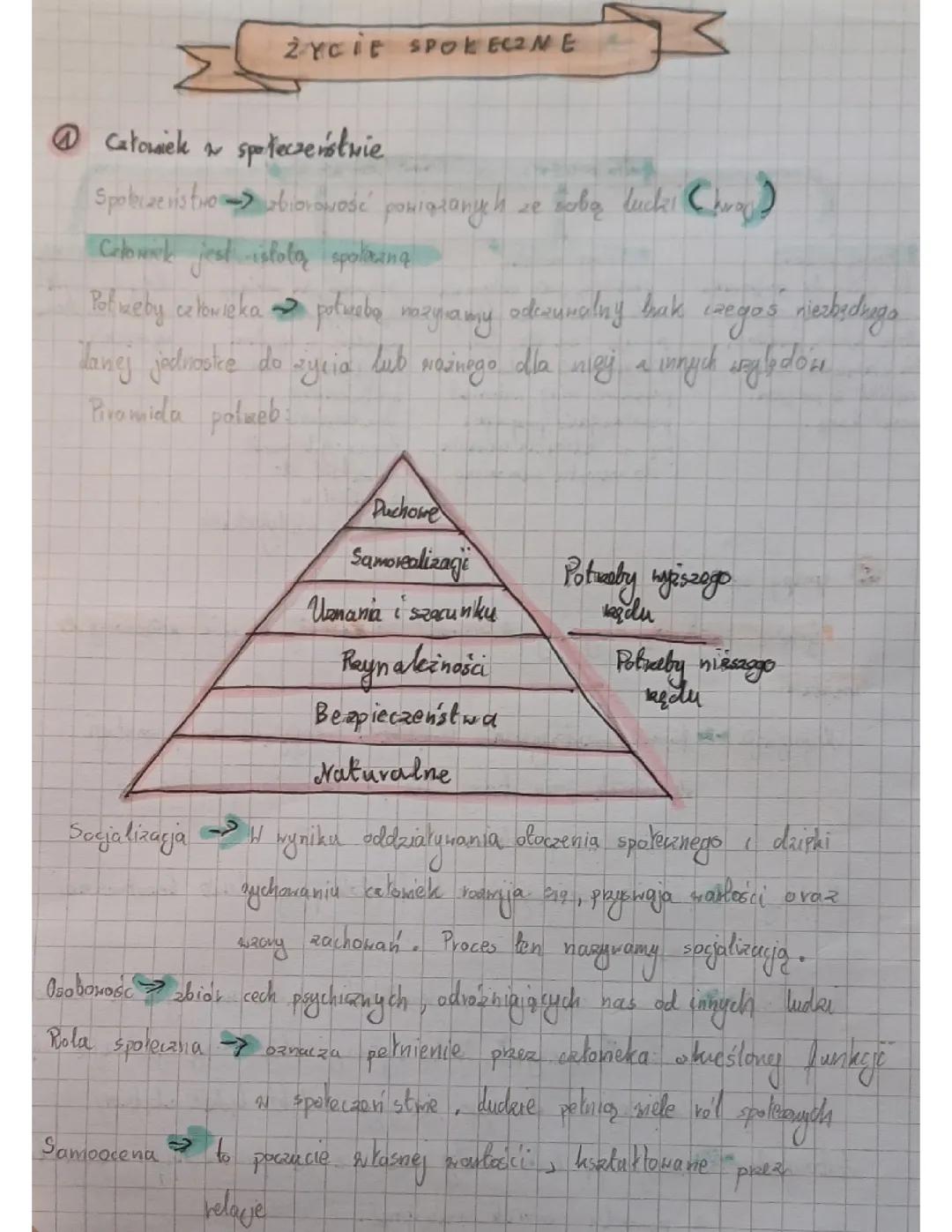 WOS Dział 1 - Notatki Klasa 8