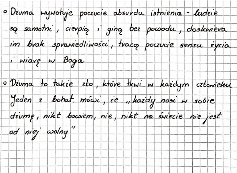 Dżuma
Albert Camus
• akcja vozgrywa się w latach 40. XX w. W Oranie,
nadmovskim mieście w
Algieric
bohaterowie
Bernard Rieux - główny bohate