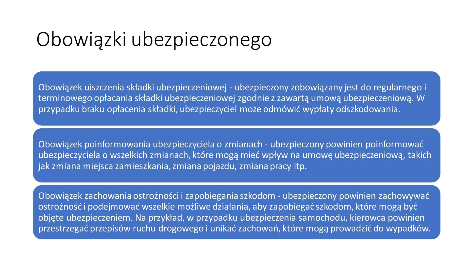 # Ubezpieczenia majątkowe Ubezpieczenie

Ubezpieczenie to umowa między
ubezpieczającym (np. ubezpieczycielem)
a ubezpieczonym, na mocy które