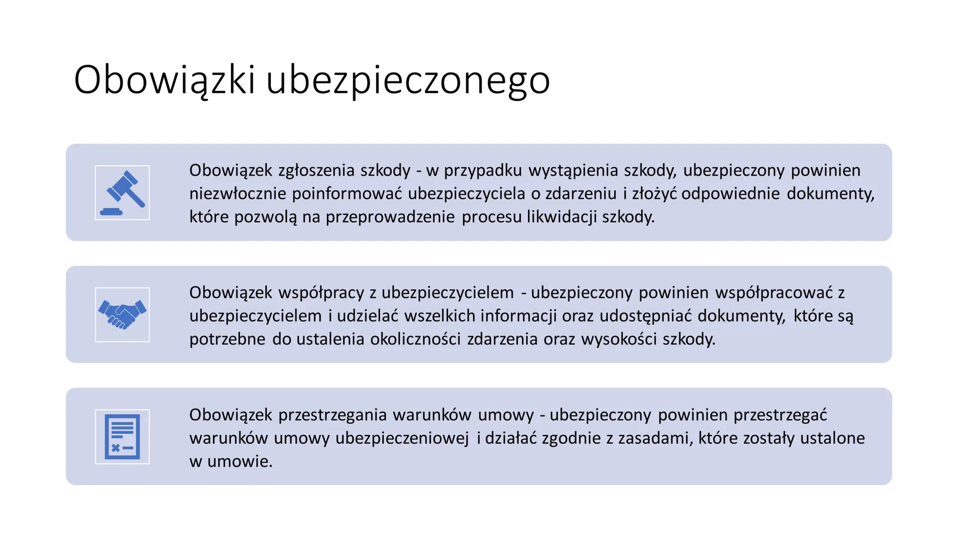 # Ubezpieczenia majątkowe Ubezpieczenie

Ubezpieczenie to umowa między
ubezpieczającym (np. ubezpieczycielem)
a ubezpieczonym, na mocy które