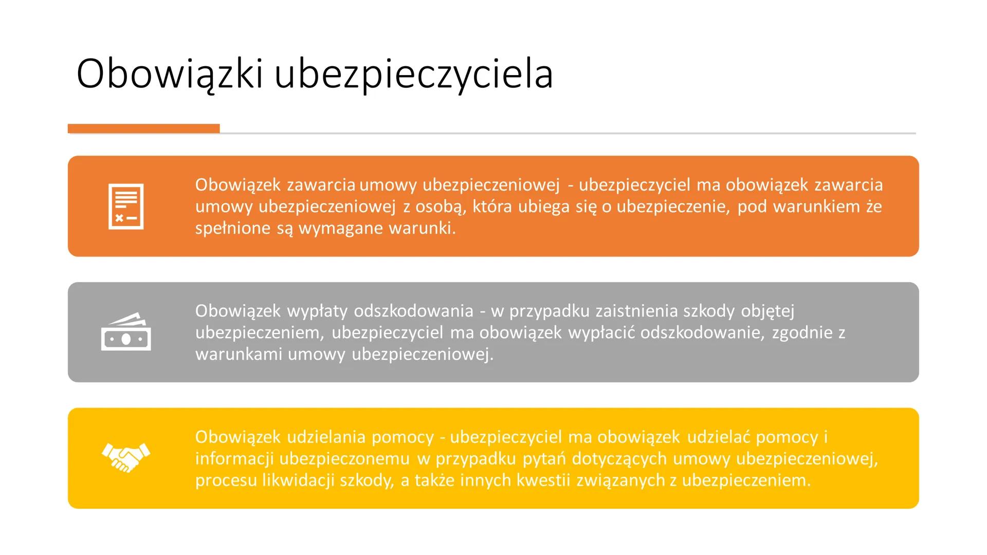 # Ubezpieczenia majątkowe Ubezpieczenie

Ubezpieczenie to umowa między
ubezpieczającym (np. ubezpieczycielem)
a ubezpieczonym, na mocy które