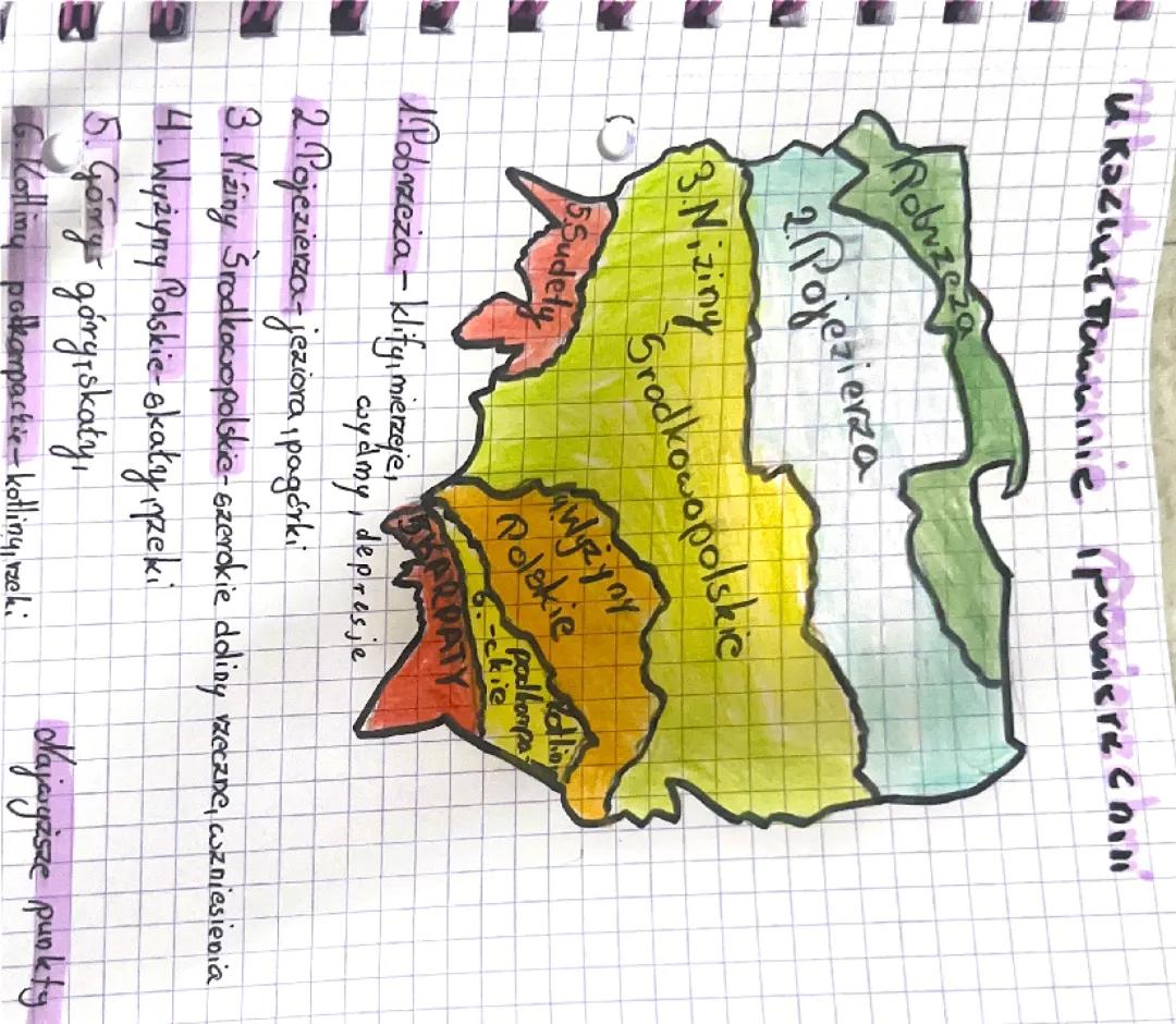 ukształtowanie powierzchni klasa 7