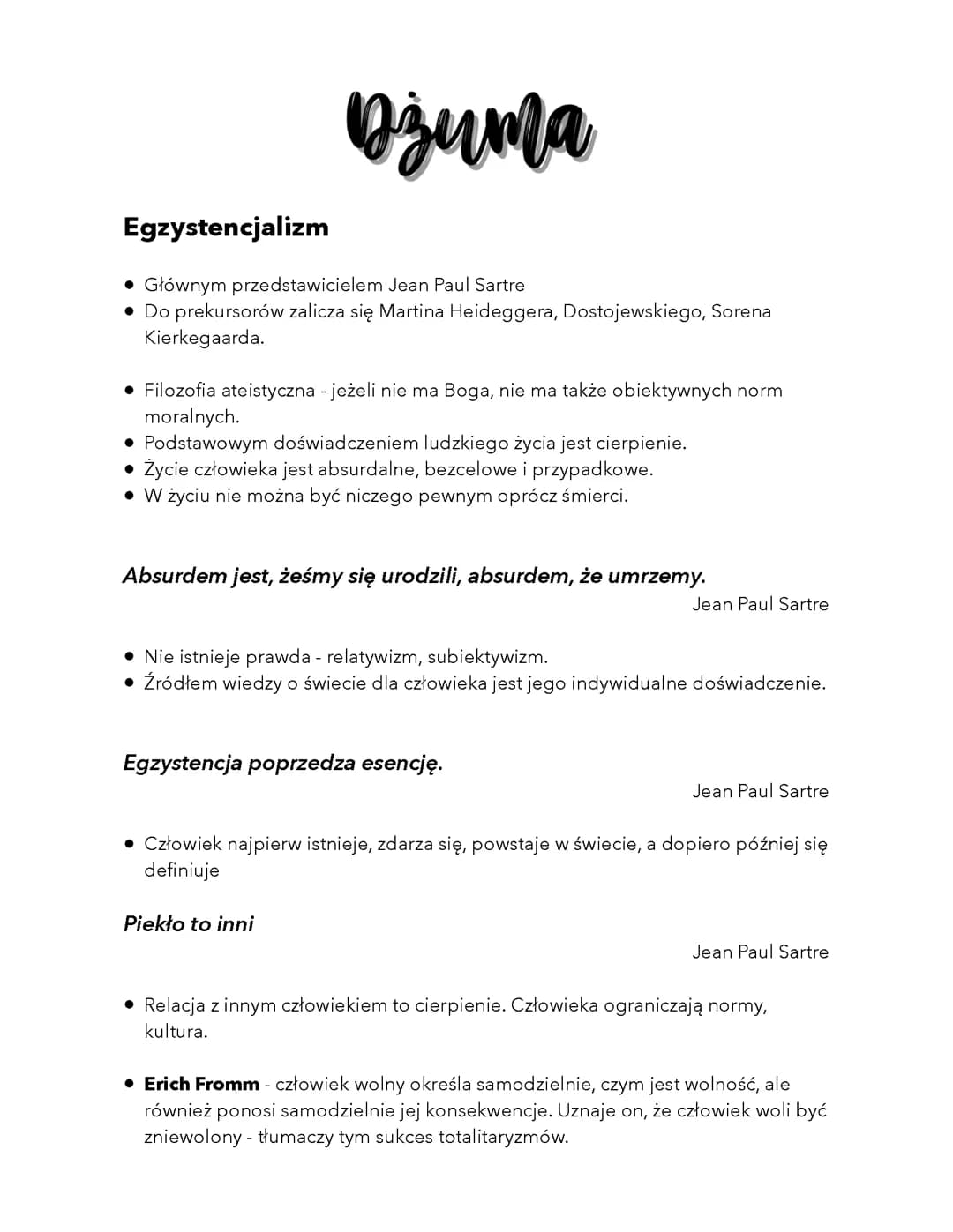 DŻUMA - OPRACOWANIE
