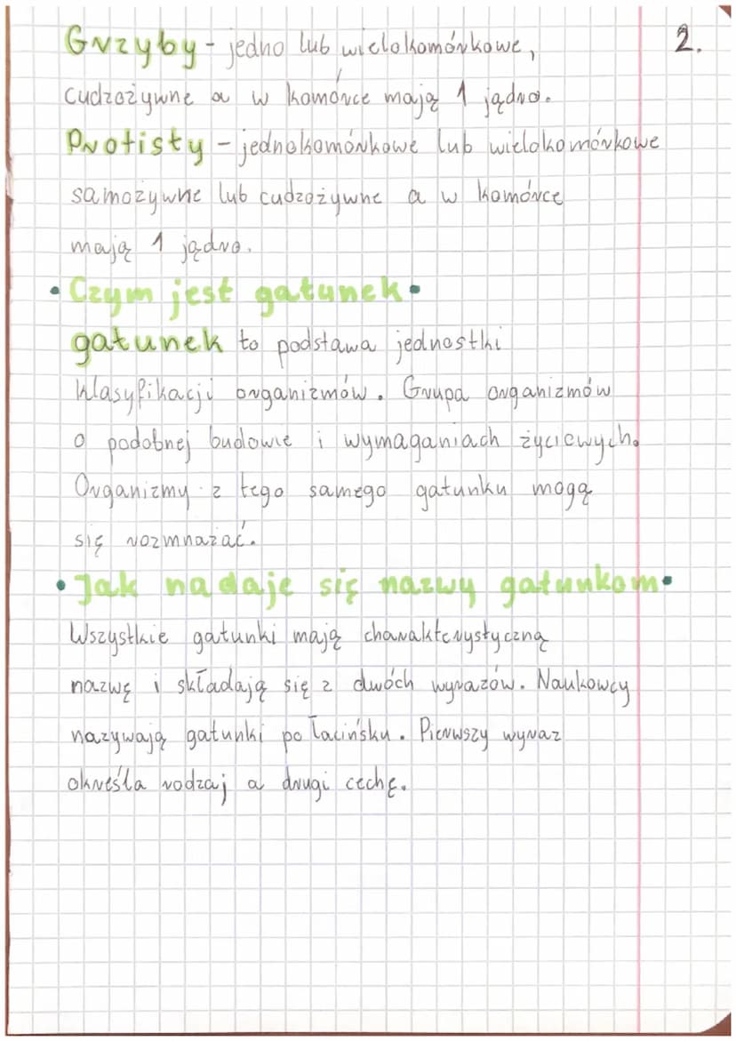 biologia
●
• Czym jest systematyka ? •
Systematyka - to dziedzina
KL 5
-Klasyfikacja organizmów
biologi
zajmująca się opisywaniem i nadawani