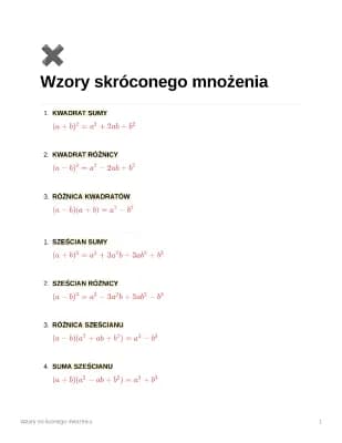 Know wzory skróconego mnożenia  thumbnail