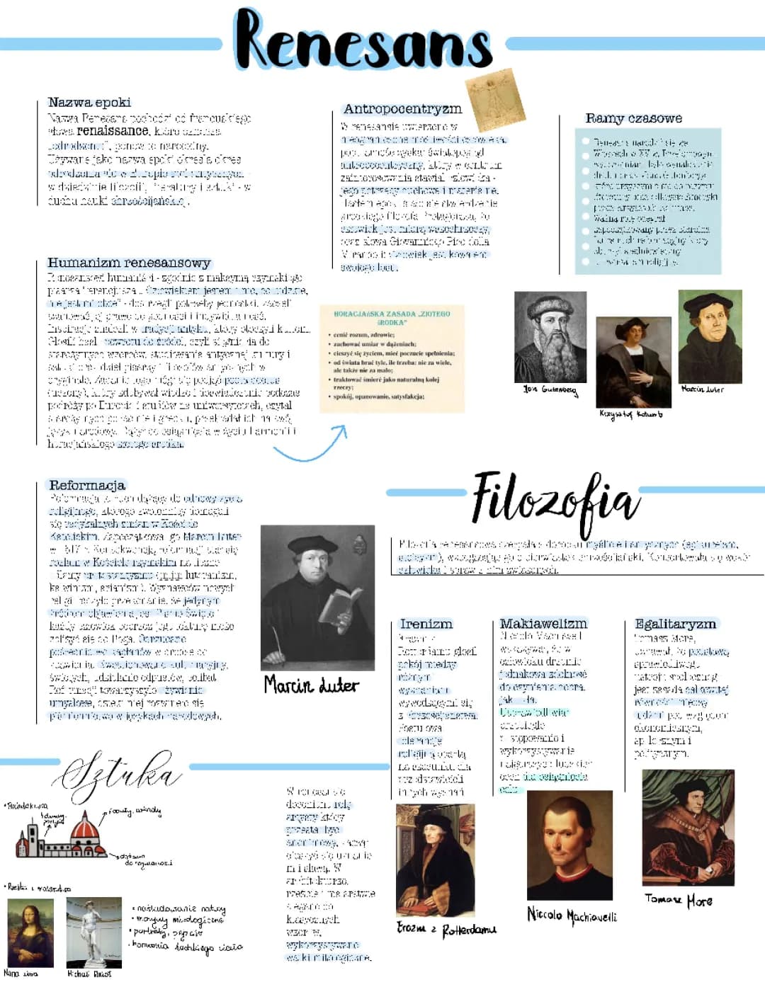 Renesans: Co oznacza, cechy, hasła, ramy czasowe i koniec