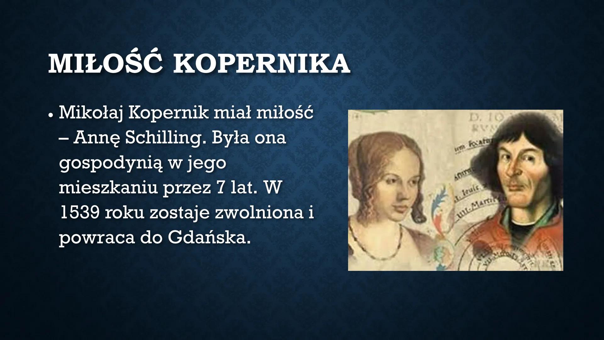 Mikołaj Kopernik
Wykonała Alicja Wiecheć W SKRÓCIE
• Mikołaj Kopernik urodził się 19 lutego 1473
roku w Toruniu jako syn kupca. Udowodnił,
ż