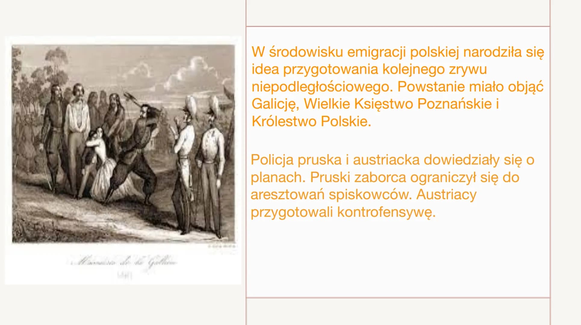 Aleksandra Karwowska IIIa
Rabacja galicyjska
Rzeź galicyjska Rabacja galicyjska miała
miejsce od 19 lutego
do marca 1846 r. na terenach
zach