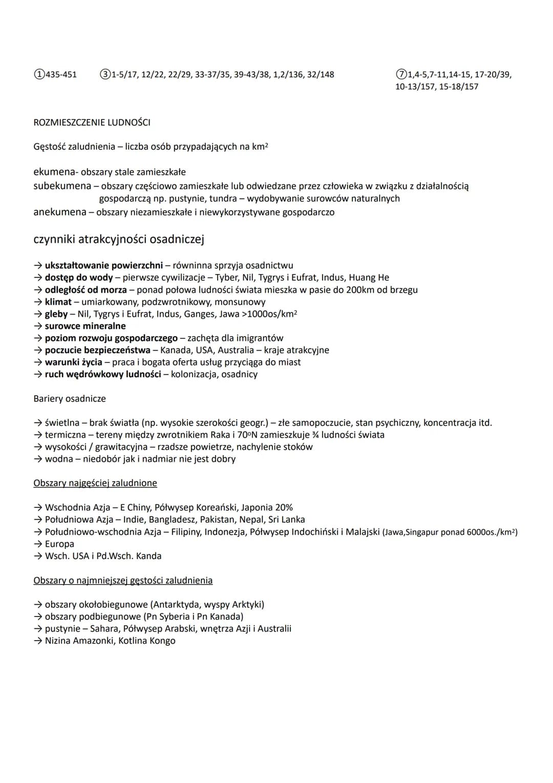 DEMOGRAFIA - nauka o prawidłowościach rozwoju ludności.
7000pne -10mln → początek ery-160mln → 1820-1mld → 1930-2mld → 1975-4mld → 1999–6mld