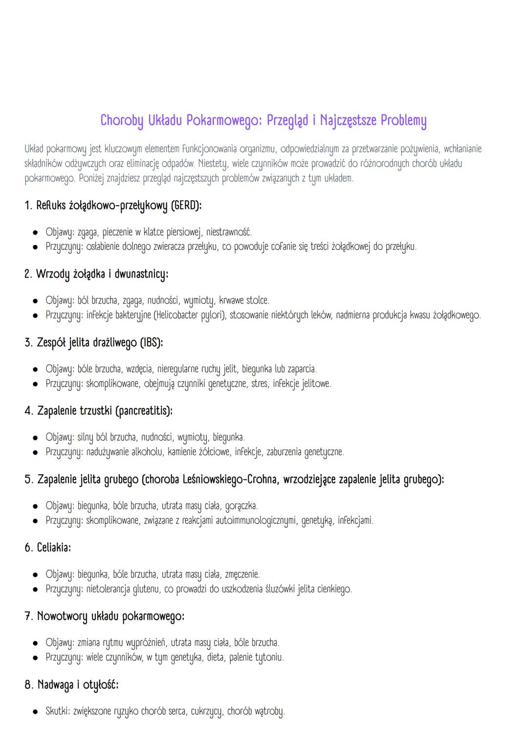 Choroby Układu pokarmowego: Przegląd i Najczęstsze Problemy
Układ pokarmowy jest kluczowym elementem funkcjonowania organizmu, odpowiedzialn