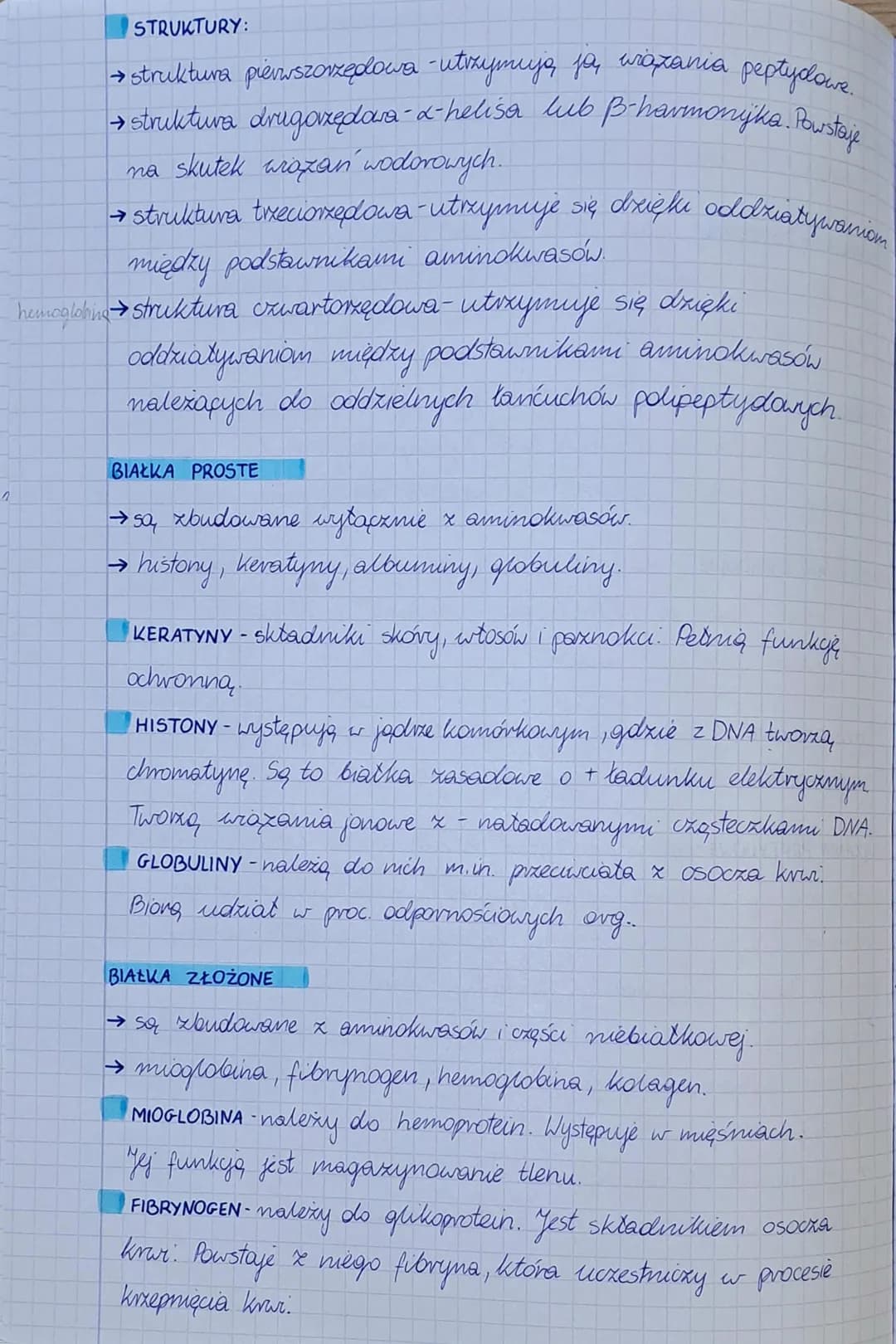 Białka i Aminokwasy: Budowa, Funkcje i Podział