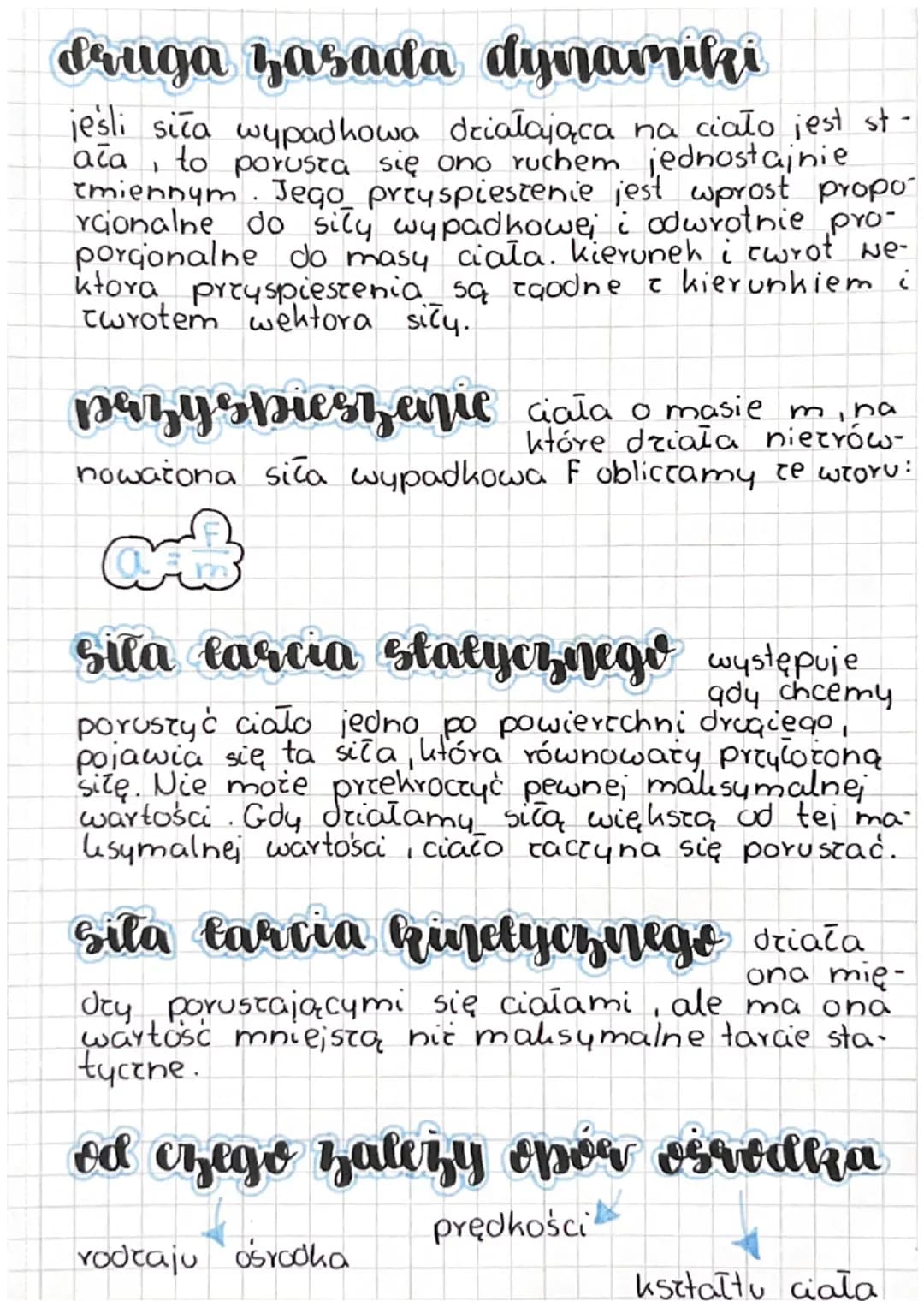 fizyka
Przyspieszenie to wielkość określaj -
aca .O ile cmienia
się prędkość ciała w jednostce czasu.
stale przyspieszane gdy siła dzia
Cają