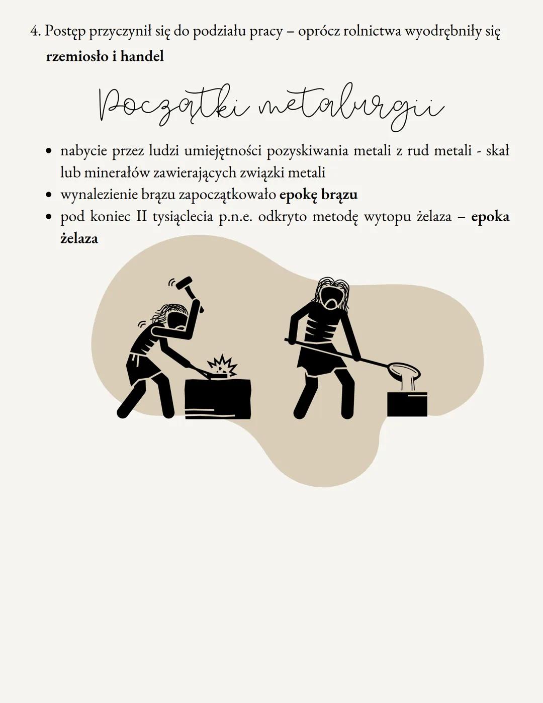 HOO
POCZĄTKI
LUDZKOŚCI Prehistoria
Dzieje człowieka przed wynalezieniem pisma - źródłem wiedzy są
badania archeologiczne.
Początki gatunku b