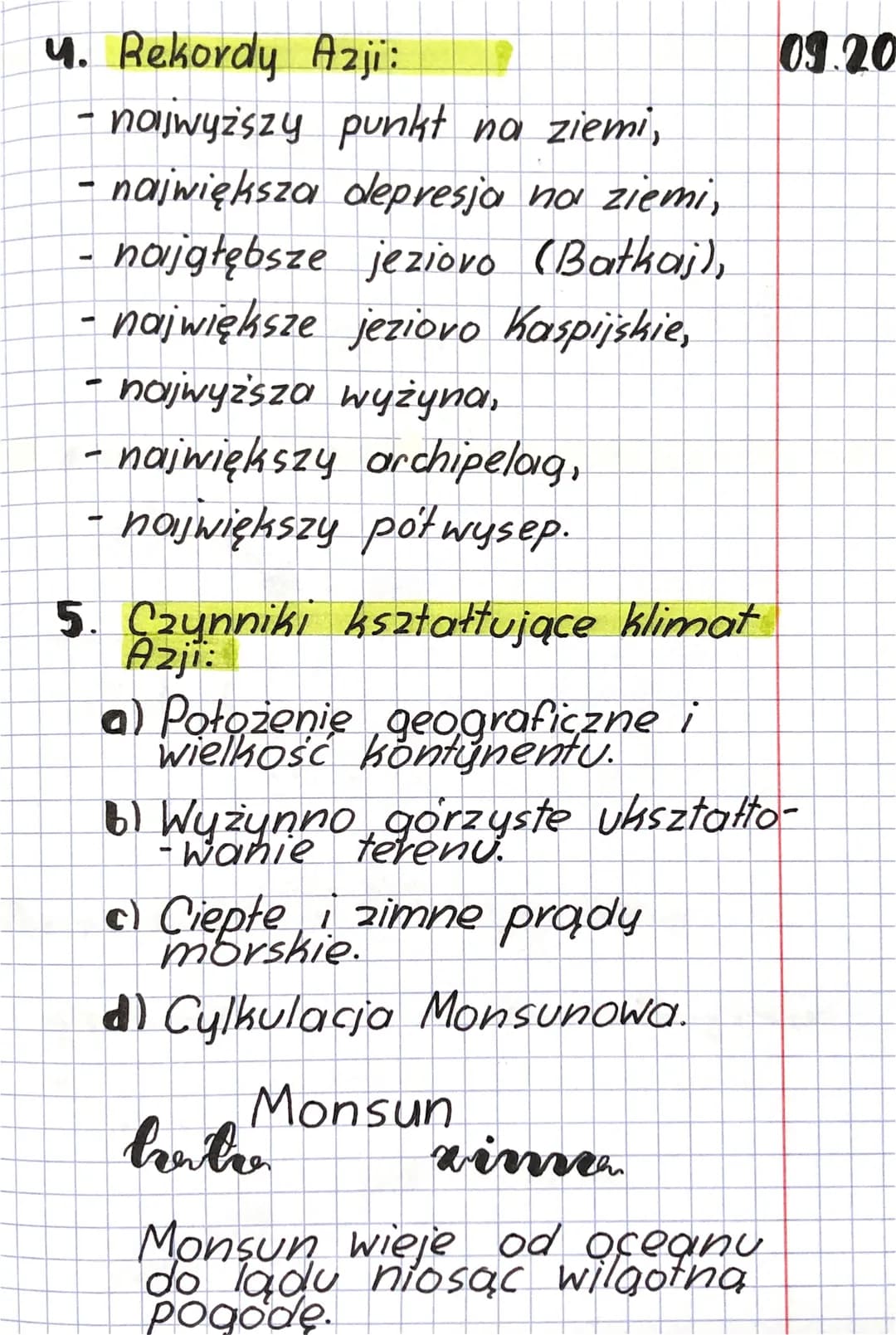 dekcjon
Temat: Sroolowisko przyrodnicze
Azji.
1. Azjo, to kontynent wyżynno-
-gorzysty, 75% powierzchni
zájmują gory i wyżyny,
2. Kontrasty 