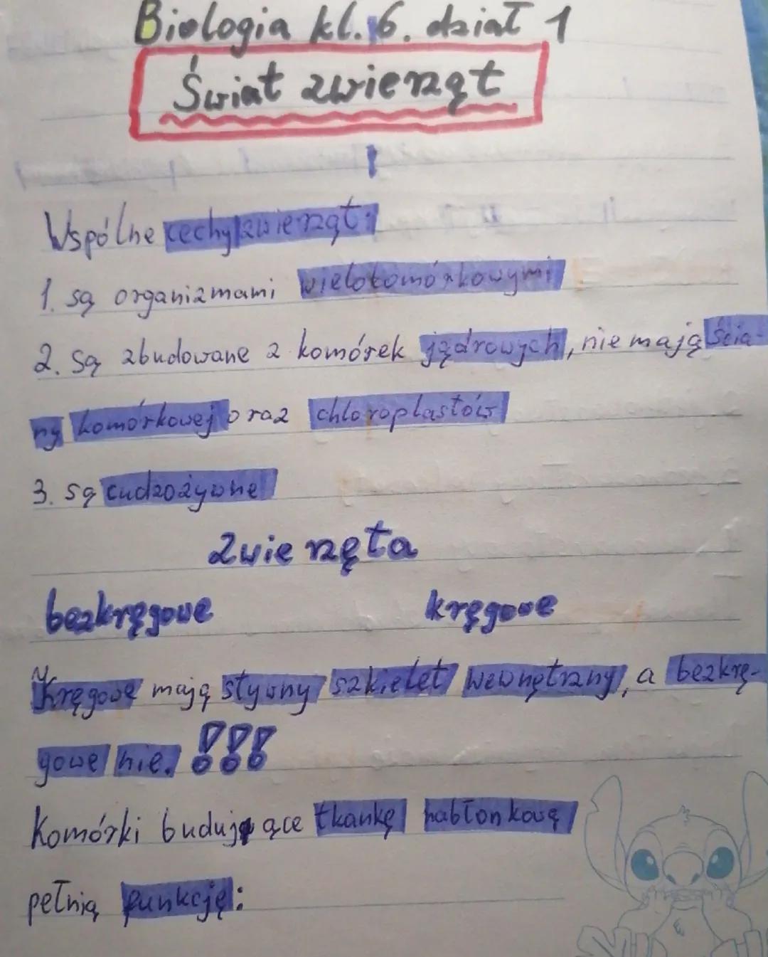 Biologia klasa 6 – Kluczowe Tematy Działu 1