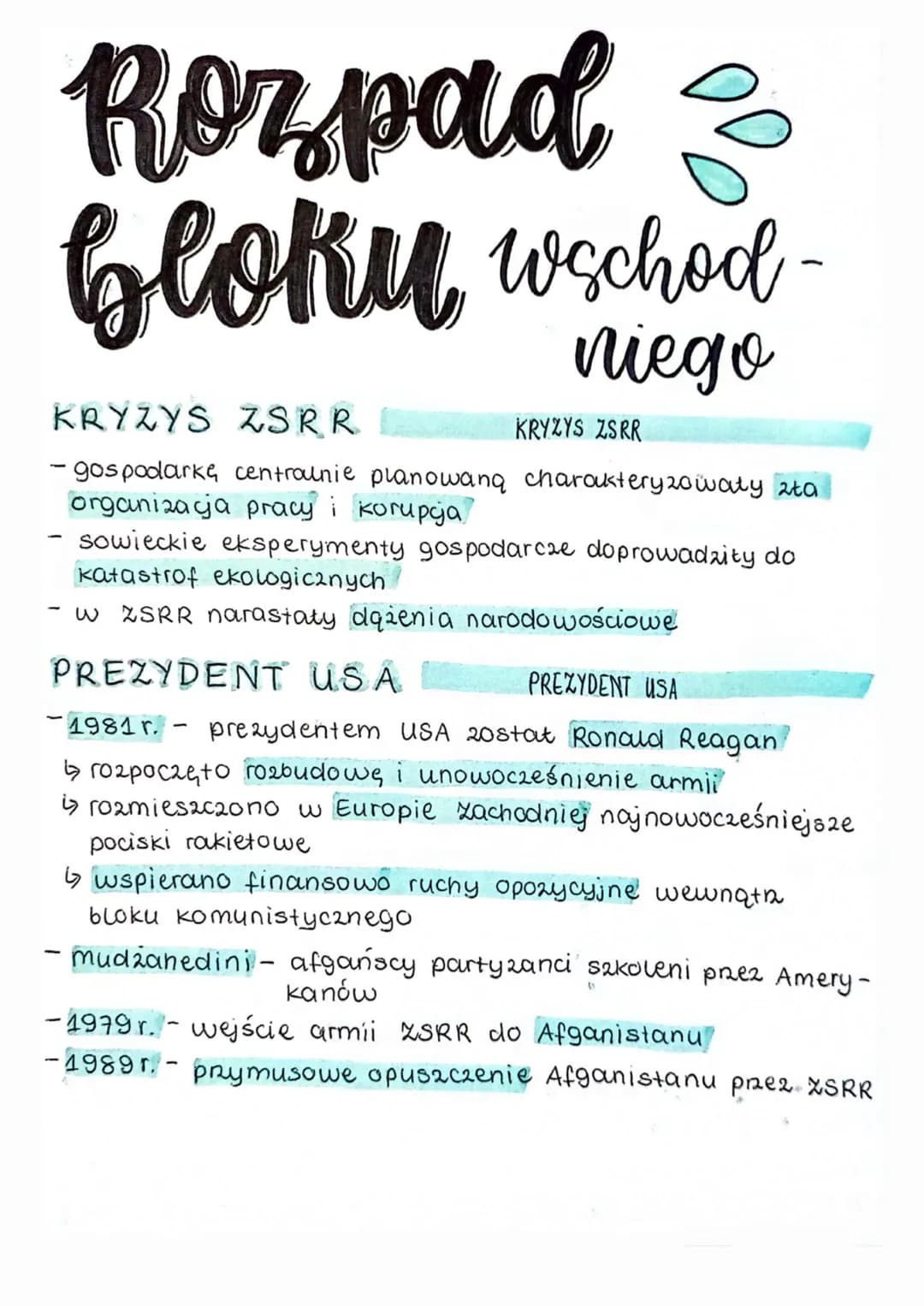 Rozpad -
bloku wschool-
niego
KRYZYS ZSRR
KRYZYS ZSRR
- gospodarkę centralnie planowaną charaktery 20 waty 2ta
organizacja pracy i korupgja
