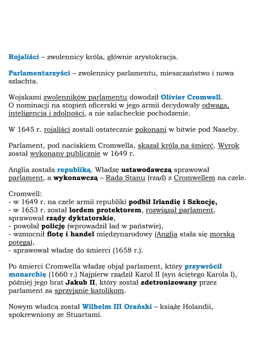 MZ_LEARNING_KNOW

# Monarchia parlamentarna
w Anglii

Klasa 6, „Wczoraj i dziś", Nowa Era

Rządzący w XVII w. w Anglii Stuartowie dążyli do 