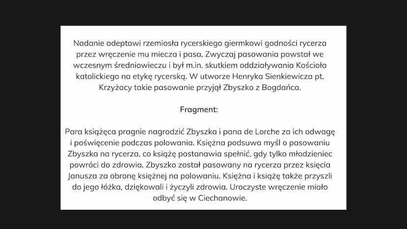 Obyczaje
Rycerskie
Aleksandra
Charchut Odpust
W teologii katolickiej pojęcie oznaczające
darowanie przez Boga kary doczesnej za grzechy,
któ