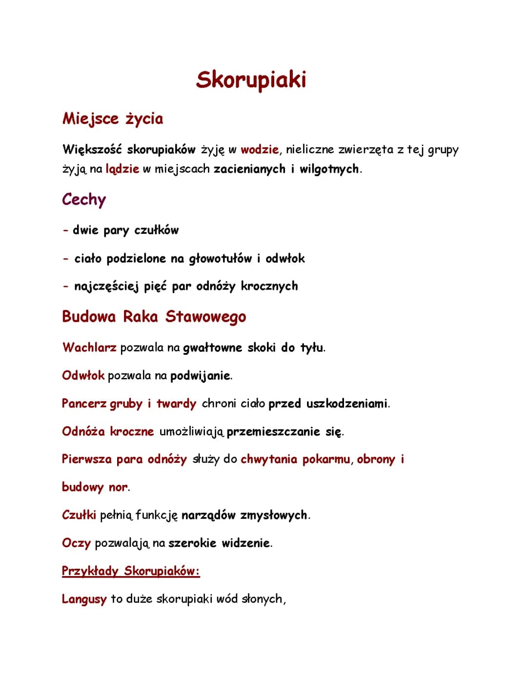 Skorupiaki