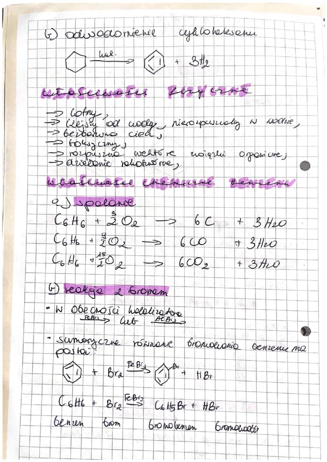 # BENZEN

*   C6H6
*   budae pierścienicol
*   Waglowodor aromascany - chochter sycoon
    горому, гоотстојa piesscien aromady cay,
*   Cn H