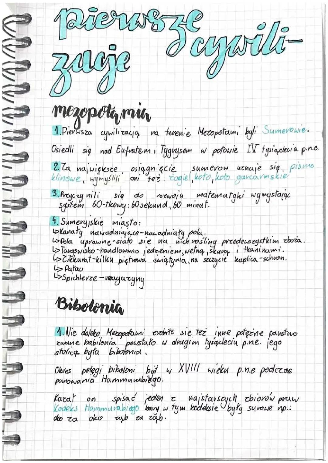 dział 1 pierwsze cywilizacje 