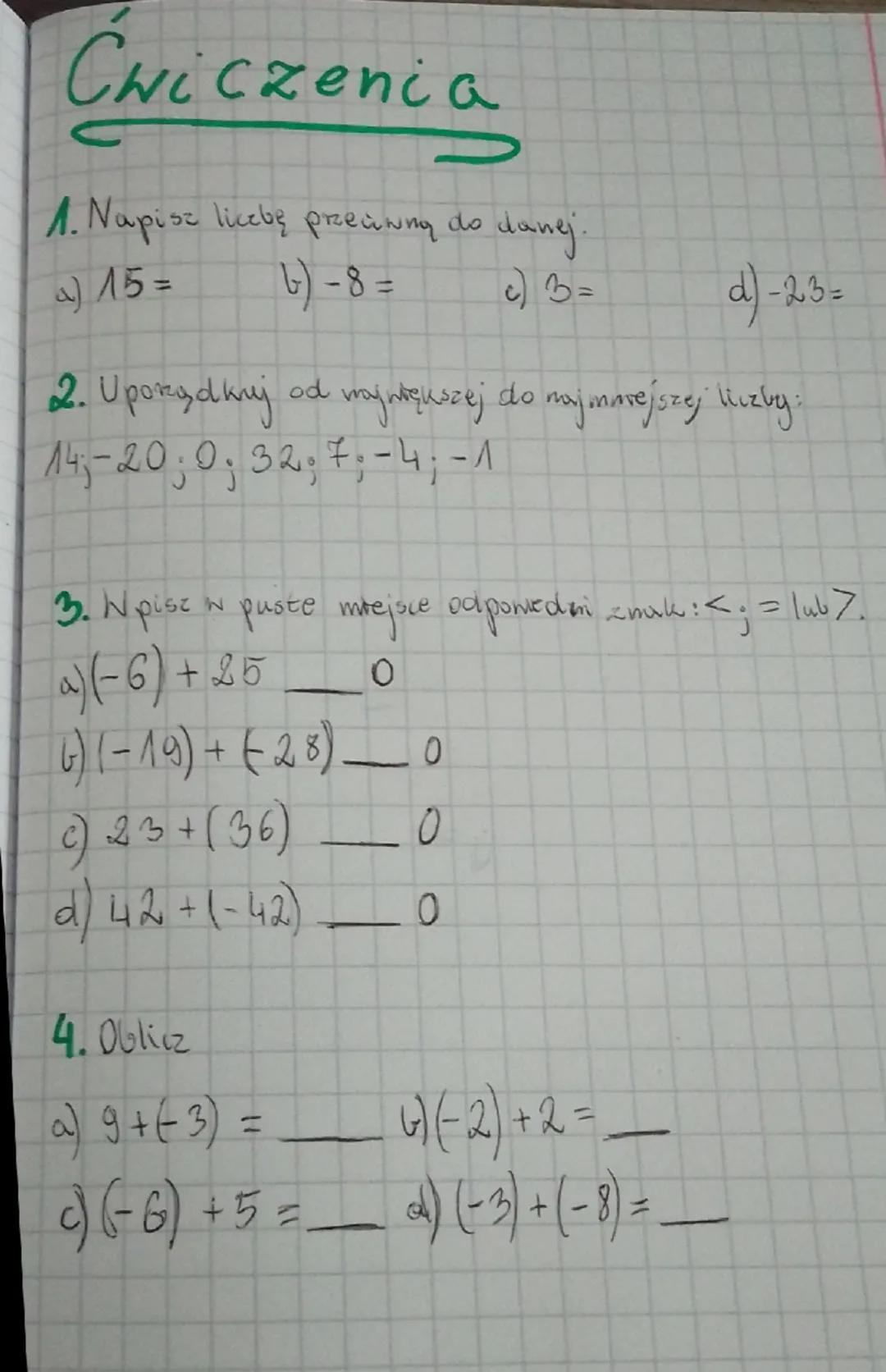 # Matematyka

Temat: Liczby dodatnie i ujemne.

1. Liczby:

a) DODATNIE to te liczby, które są większe
od zera.

b) UJEMNE są mniejsze od ze