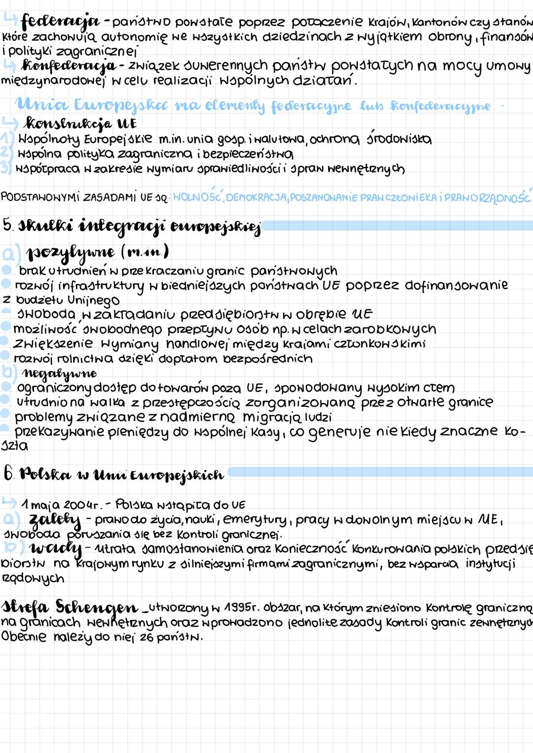 unia europejska
1. Idea zjednoczenia Europy
godnośc człowieka wolność
个
demokracia
wartości uni Europejskiej
↓
równość praworządność prawa c