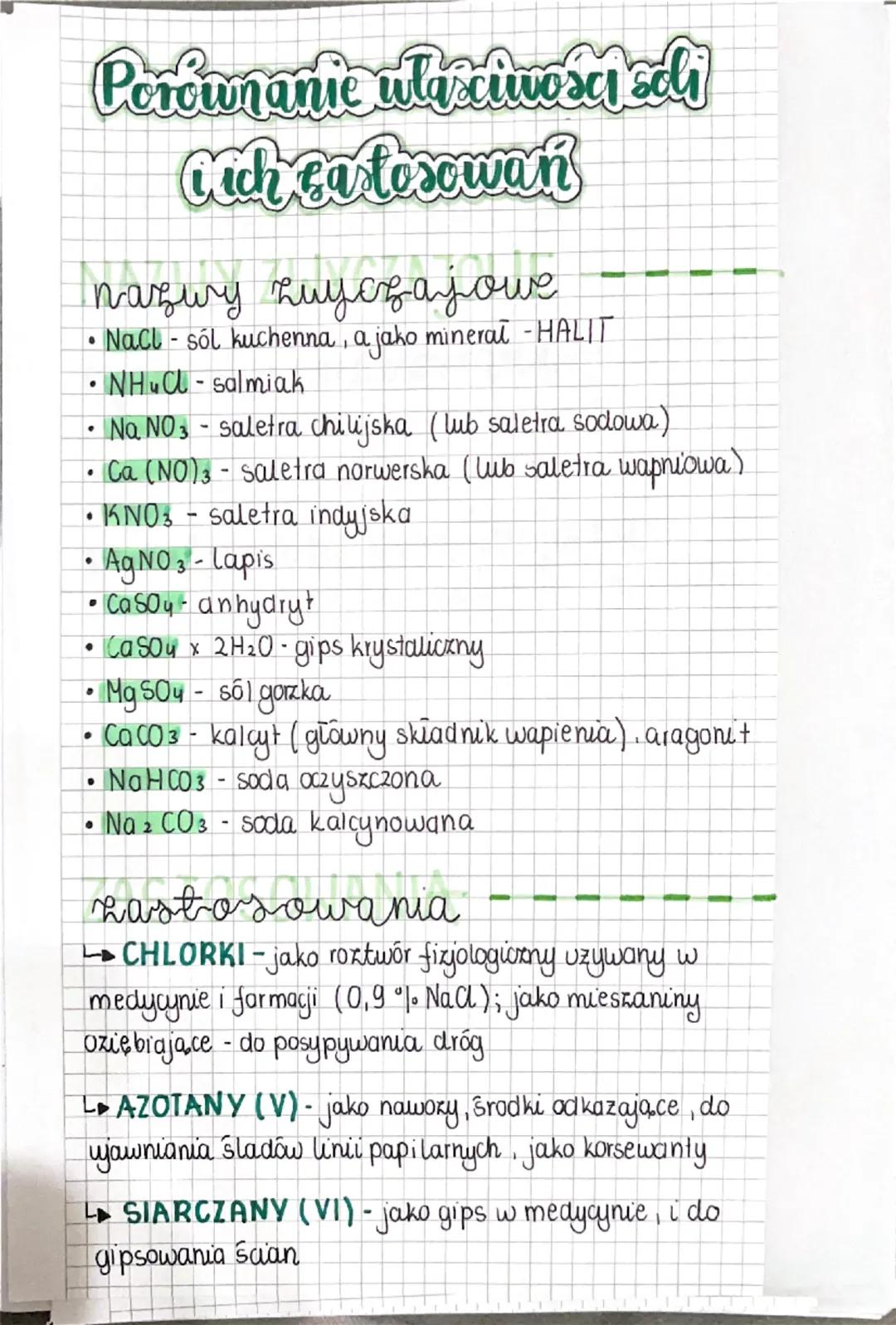 Weory inating soli
SULE wiarki chemiczne, które zawieraja, hationy.
metali (lub kationy amonu) oraz aniony resht
kwasowych.
Sole zbudowane s