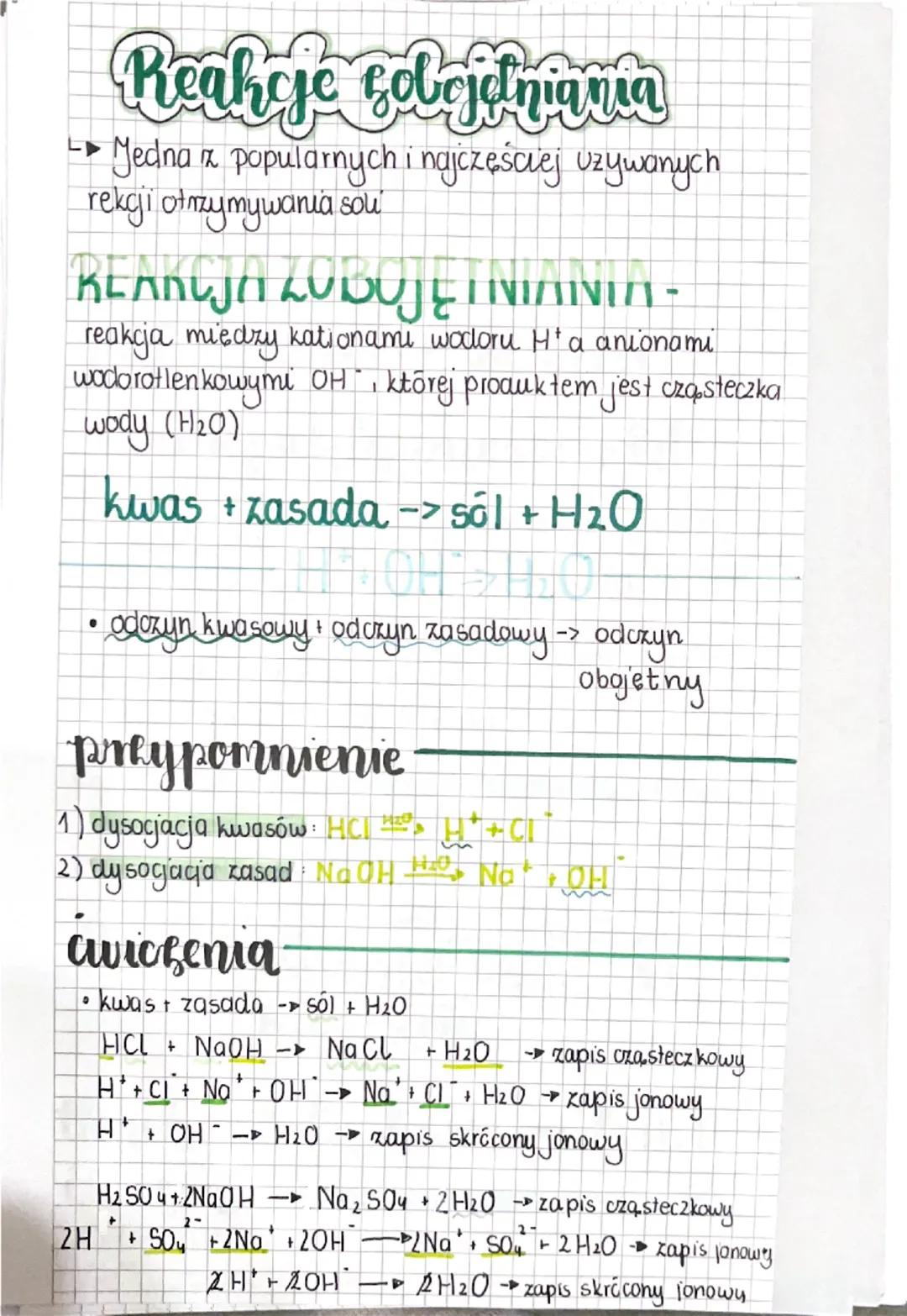 Weory inating soli
SULE wiarki chemiczne, które zawieraja, hationy.
metali (lub kationy amonu) oraz aniony resht
kwasowych.
Sole zbudowane s