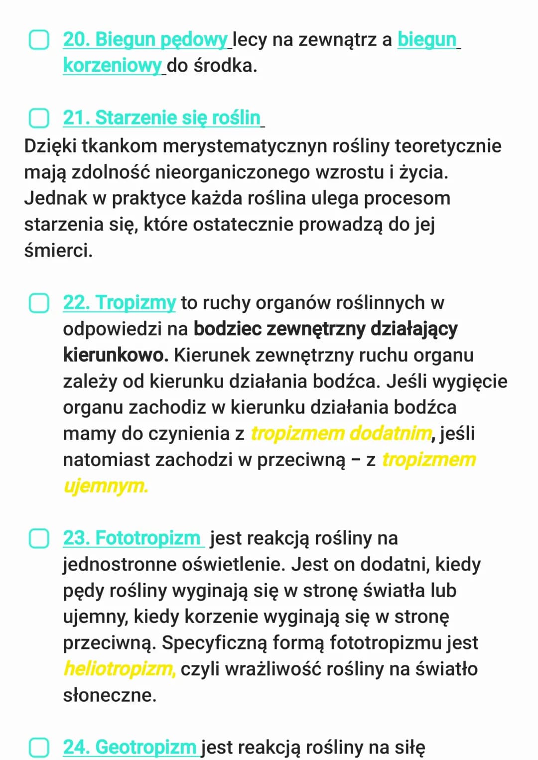 O 1. Funkcje wody w roślinach
• jest doskonałym rozpuszczalnikiem substancji
hydrofilowych
• bierze udział w niektórych reakcjach
biochemicz