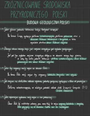 Know Zróżnicowanie środowiska przyrodniczego Polski  thumbnail