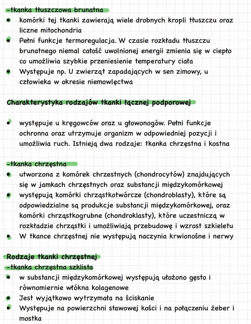 Tkanka łączna
powstaje z mezenchymy czyli tkanki łącznej zarodkowej
komórki mezynchymatyczne są połączone długimi wypustkami i
maja charakte