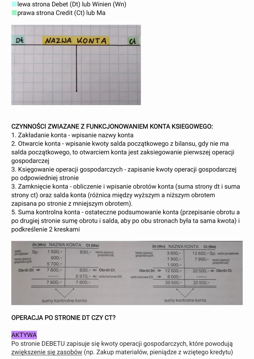 Aktywa - kontrolowane przez jednostkę zasoby majątkowe o wiarygodnie
określonej wartości, powstałe w wyniku przeszłych zdarzeń, które spowod