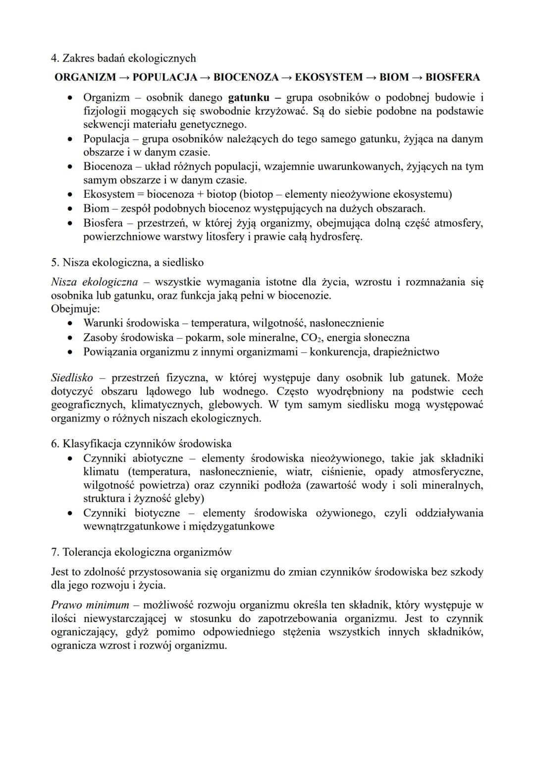 CZYM ZAJMUJE SIĘ EKOLOGIA?
1. Ekologia
Jest to nauka o strukturze i funkcjonowaniu przyrody. Bada zależności i oddziaływania
między organizm