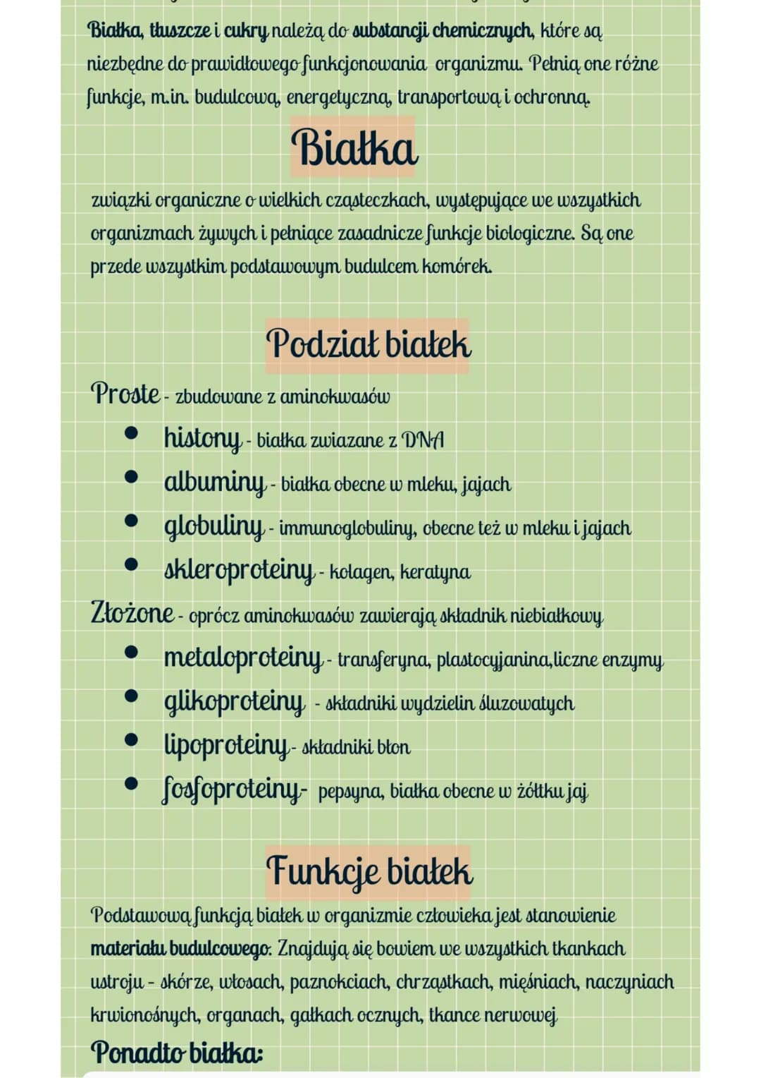 Białka, tłuszcze i cukry należą do substancji chemicznych, które są
niezbędne do prawidłowego funkcjonowania organizmu. Pełnią one różne
fun