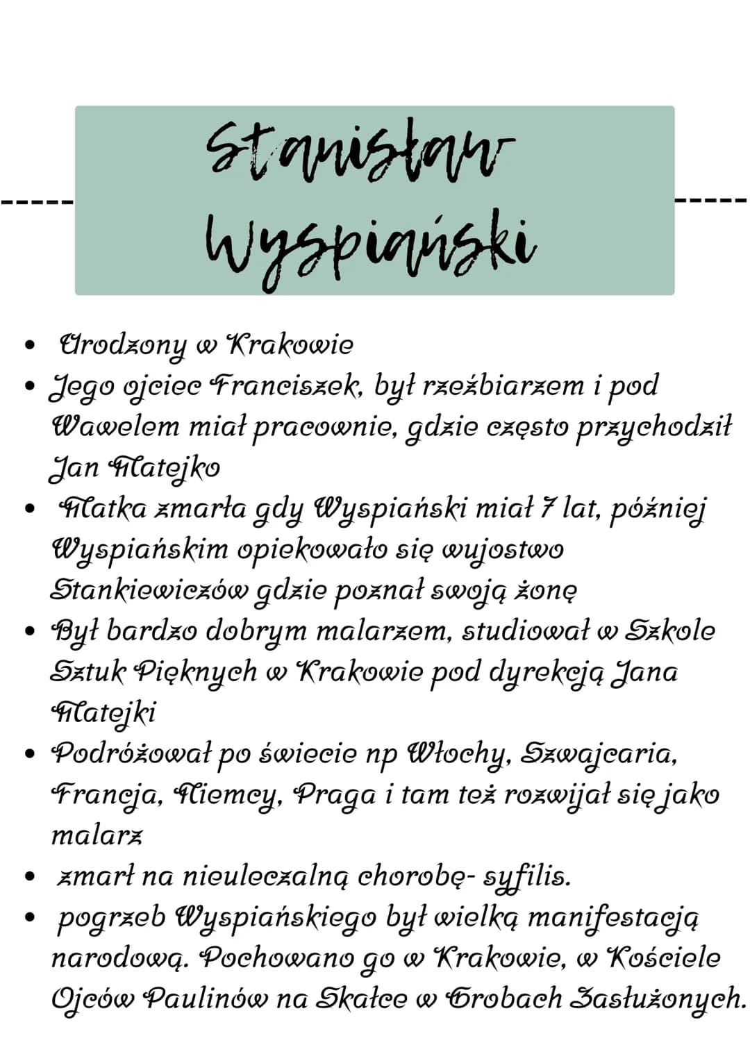 Geneza Wesela
Geneza
Stanisław Wyspiański Geneza
20 listopada 1900 roku odbyło się wesele Lucjana Rydla z
Jadwigą Flikołajczykówną. Ślub był