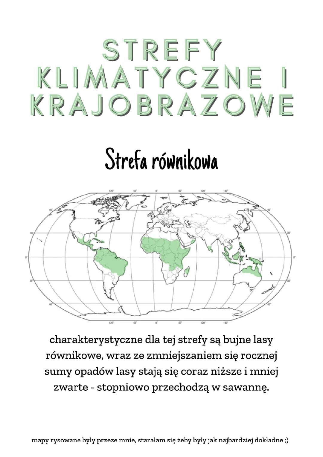 strefy klimatyczne i krajobrazowe