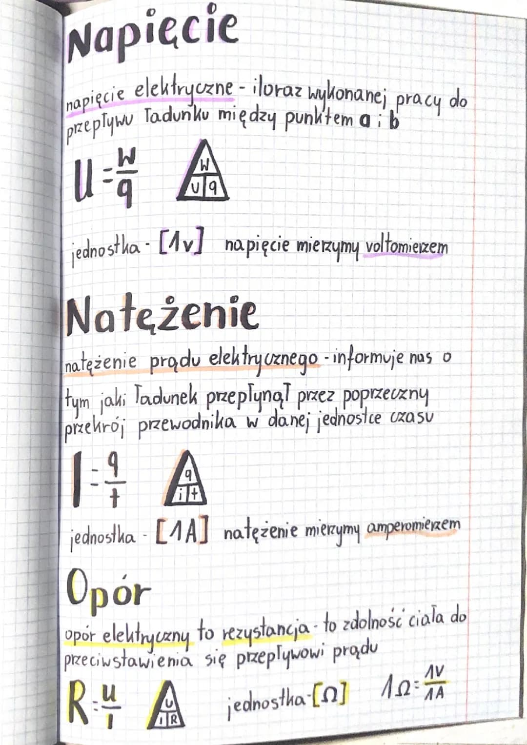 Napięcie
napięcie elektryczne - iloraz wykonanej pracy do
przepływu Tadunku między punktem ai b
U1 = 12
jednostka - [1 v] napięcie mierzymy 